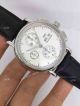 Swiss Copy IWC Schaffhausen Watch SS Black Leather  (2)_th.jpg